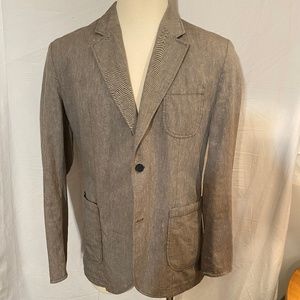 HUGO BOSS Men’s Linen Blend Blazer sz46